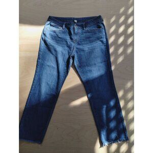 Womens Sonoma Blue Jeans Cut Off Hem Size 12